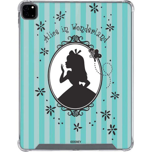 Disney Alice in Wonderland (animated) Silhouette in the Mirror iPad Pro 12.9in (2020) Clear Case